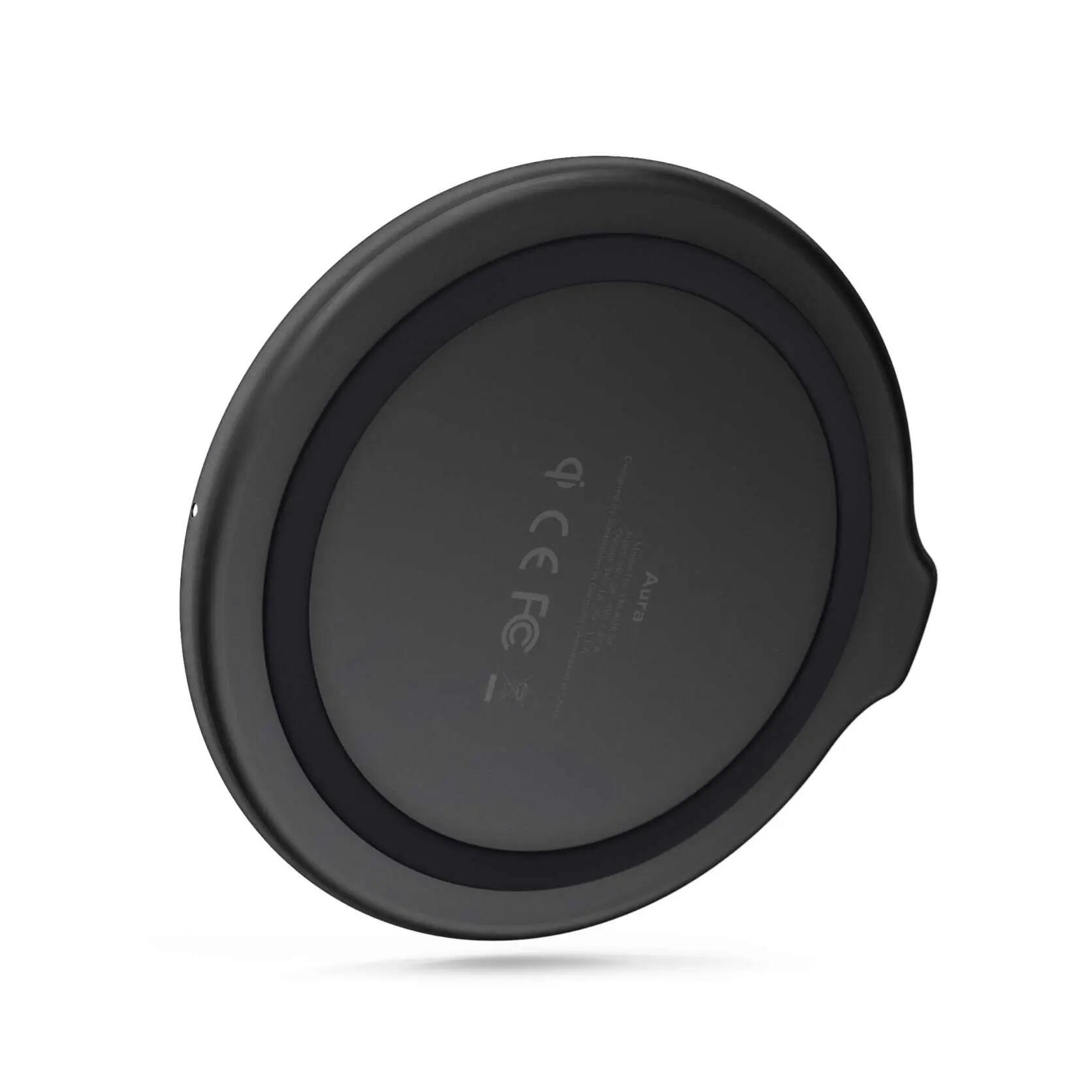 Carregador Qi - 15 W - Aura Lite acrylic glass - Preto 4/6