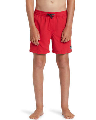 Schwimmshorts EVERYDAY SOLID VOLLEY 14" Rot Junge