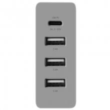 Carregador Macally Charger 72W 3xUSB + USB-C 4/7