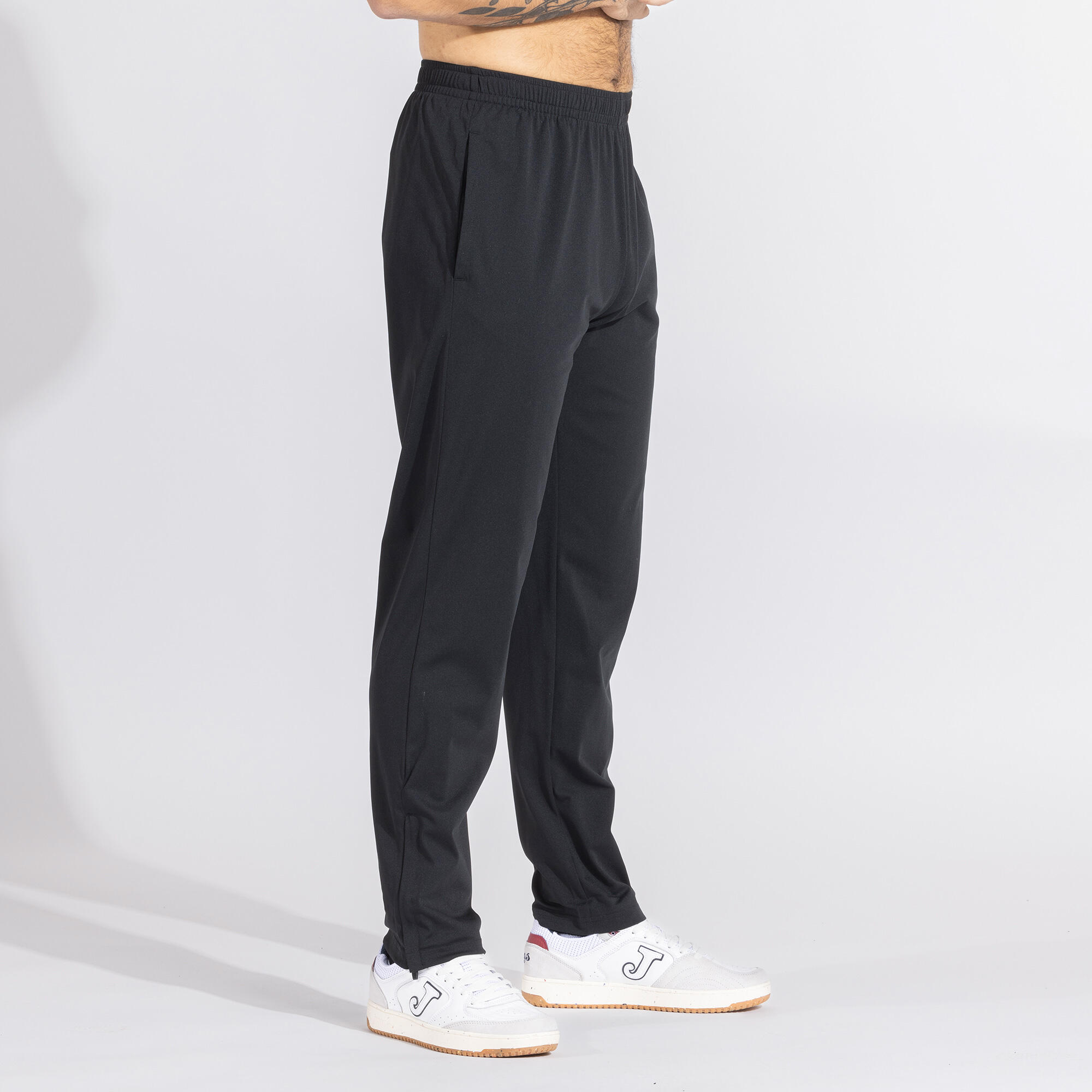 Pantalón Largo Fútbol Hombre Joma Doha II Negro 5/5