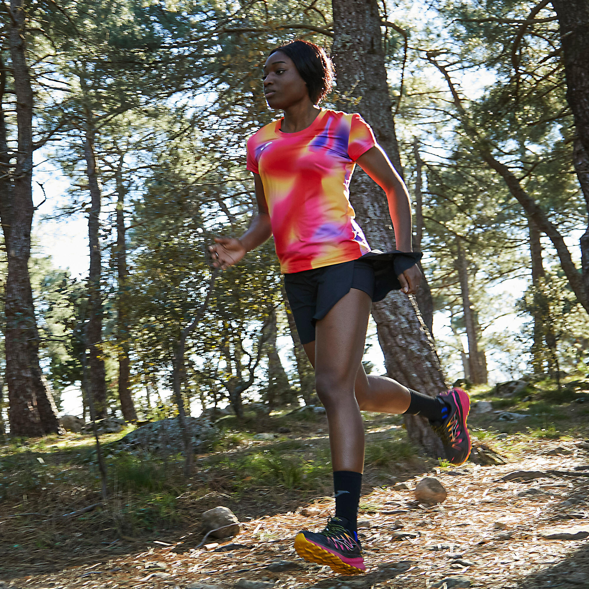 Falda Running Mujer Joma R-Trail Nature Negro 3/5
