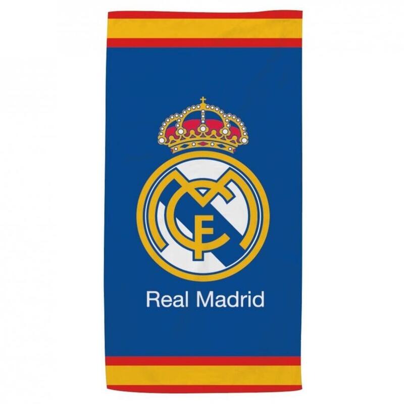 Real Madryt ręcznik plażowy junior 70x140 cm beach towel mikrofibra
