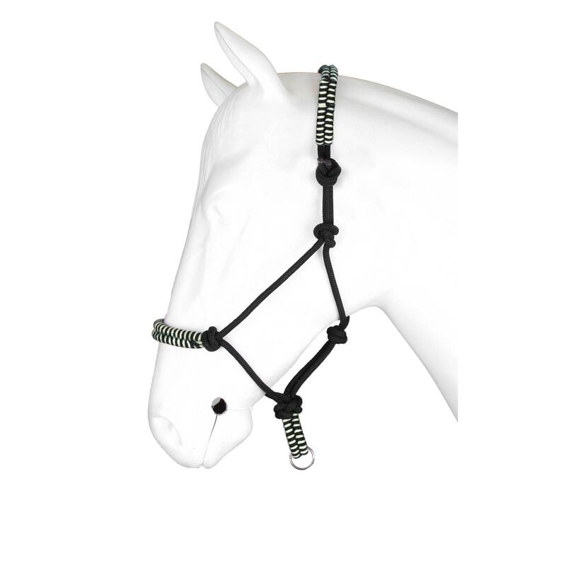 Cwell Equine Licol En Corde Naturelle Pour Cheval - Taille Unique Bleu Roi F/C/P