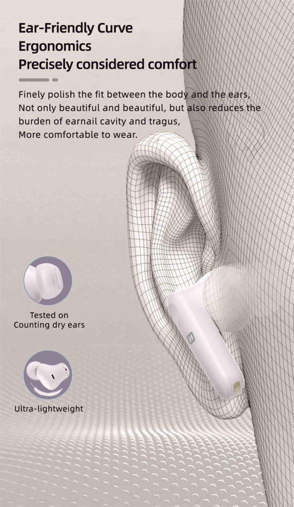 Earphones Swissten Focus branco 5/7