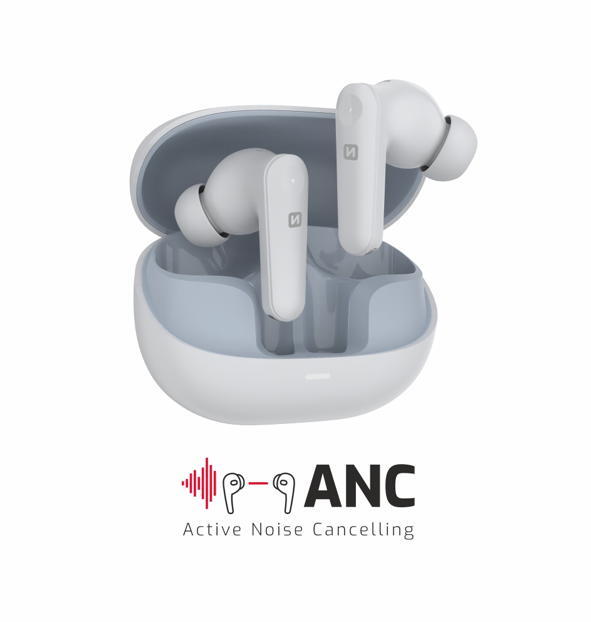 Earphones Swissten Focus branco 3/7