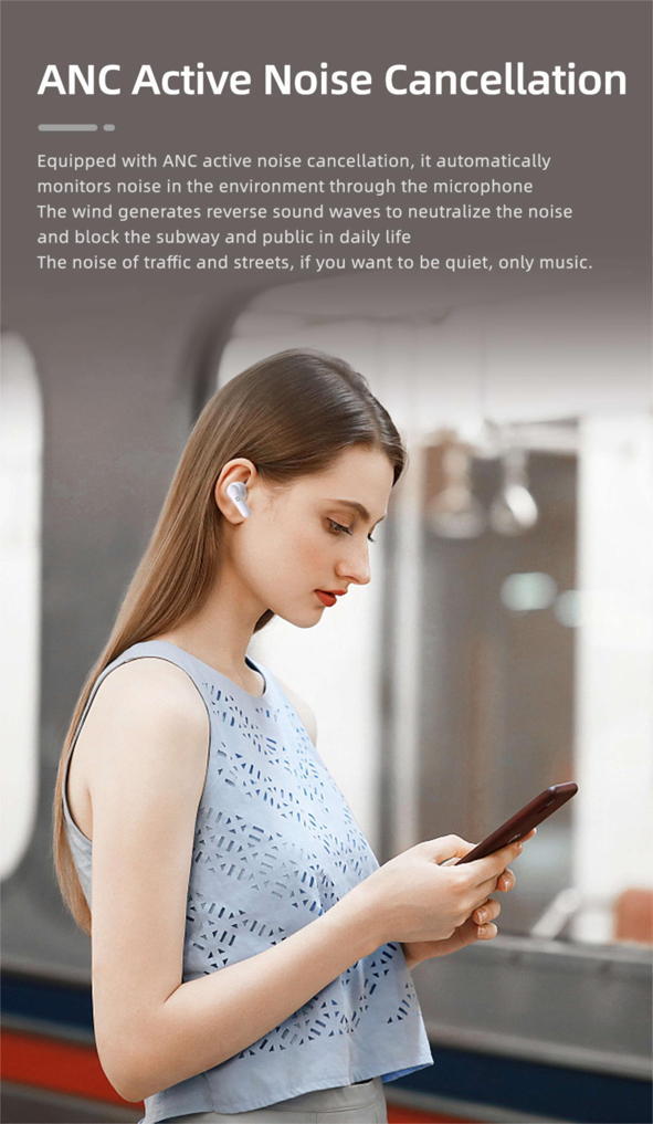 Earphones Swissten Focus branco 6/7