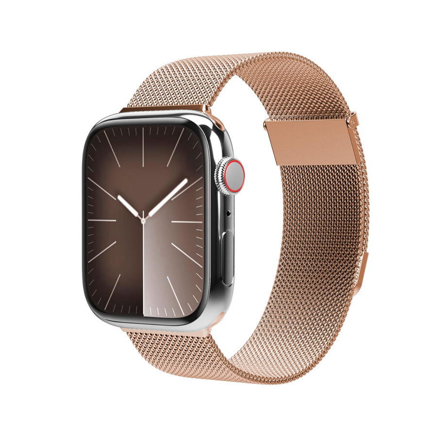 Pulseira vonmaehlen milanese loop 2 apple watch 42-49mm rose gold
