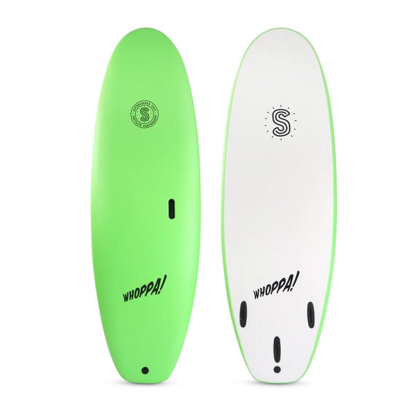 Softlite - Planche De Surf En Mousse Softlite Whopper 7'0 Green - Planche De Surf - Vert - Taille Unique - Decathlon