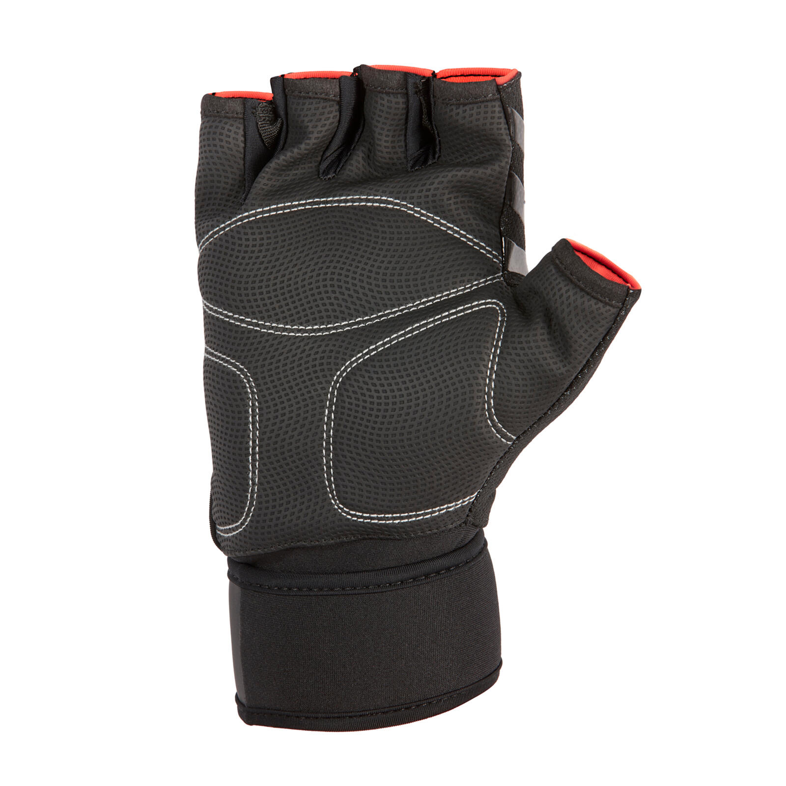 Adidas Half Finger Weight Lifting Gym Gloves, Black 2/5