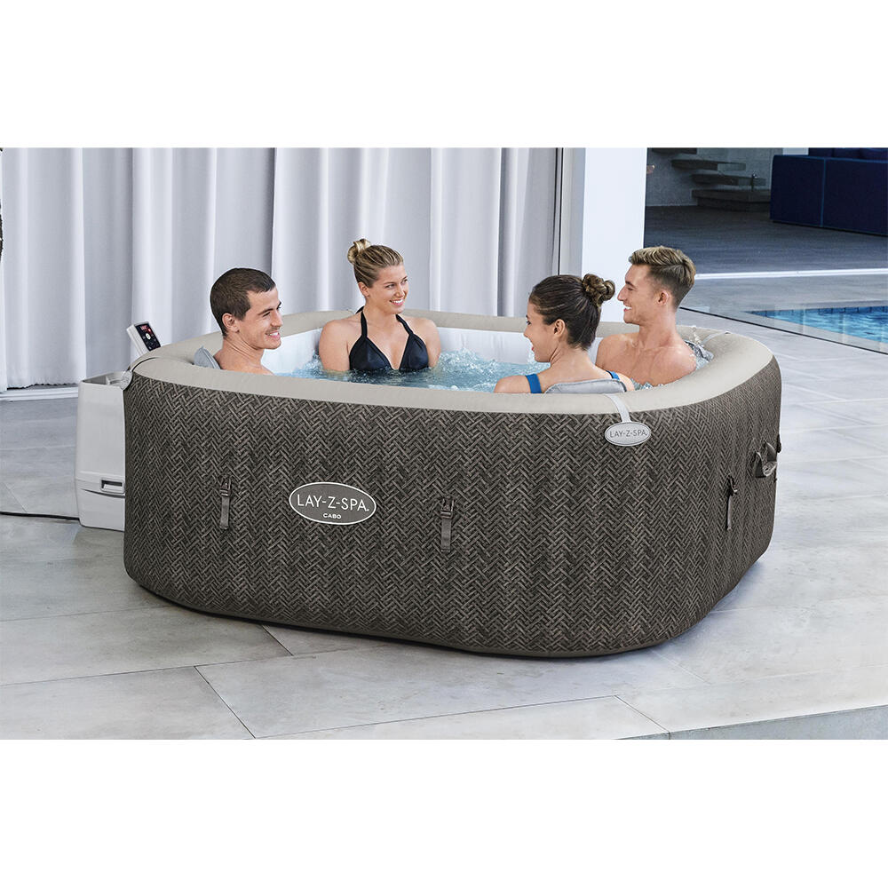 LAY-Z-SPA Energiespar-Whirlpool Cabo Hyd roJet mit App-Steuerung, für 6 Personen 3/7