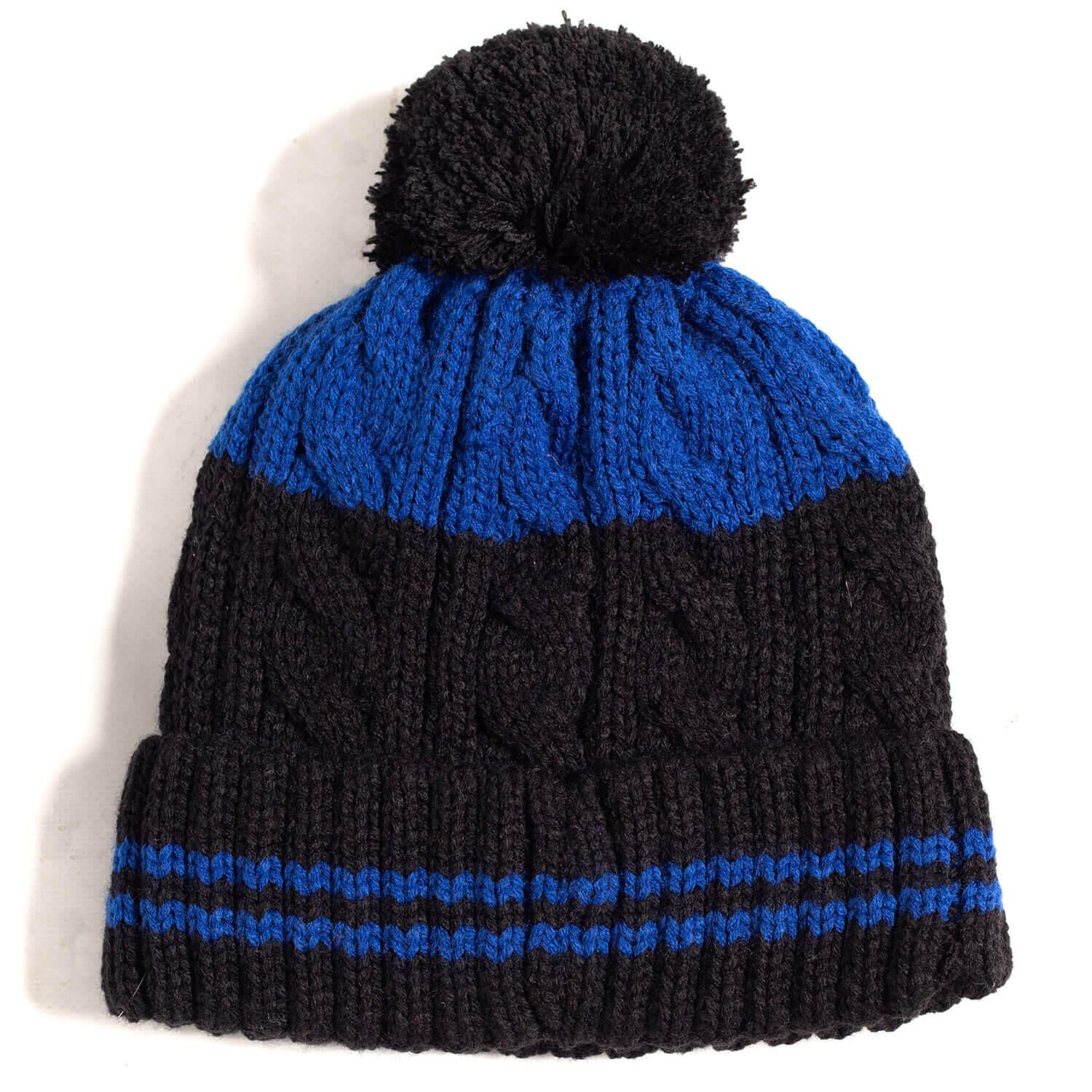 Bonnet bicolore POMPON homme 2/2
