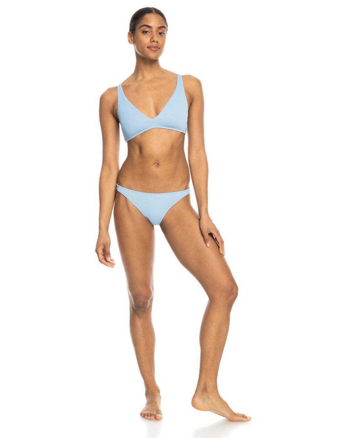 Cheeky Fit Bikinihosen RIB ROXY LOVE THE GOOFY Blau Dames 3/4