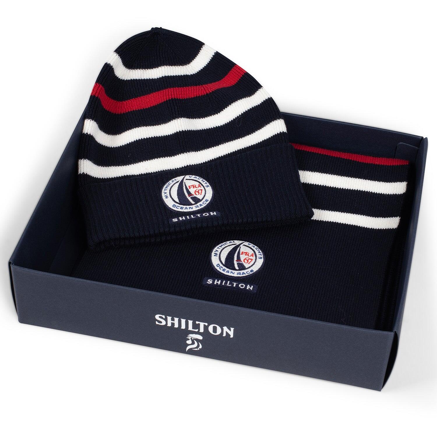 Pack bonnet/écharpe marin homme 4/5