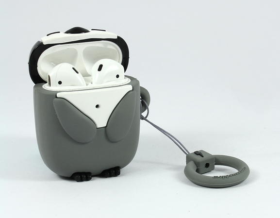 Mojipower - Bolsa para AirPods 1/2 Penguin 2/5
