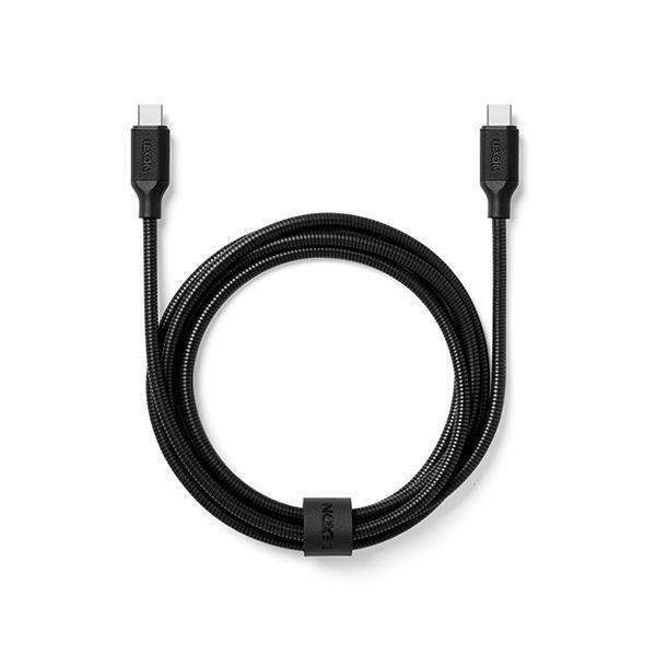 Cabo lexon metálico usb-c metali-c preto