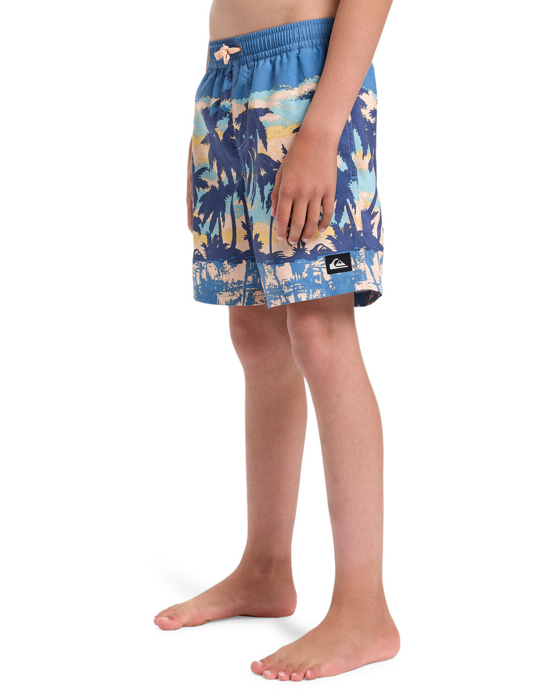 Short de bain EVERYDAY STRAIGHT VOLLEY YTH14" Bleu Garçon 3/4
