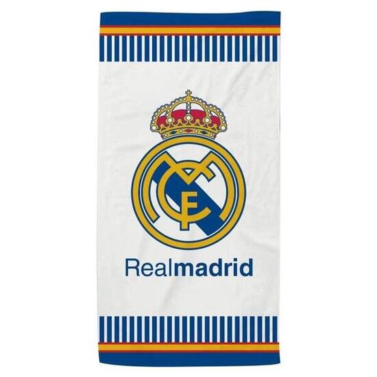 Real Madryt ręcznik plażowy junior 70x140 cm beach towel mikrofibra