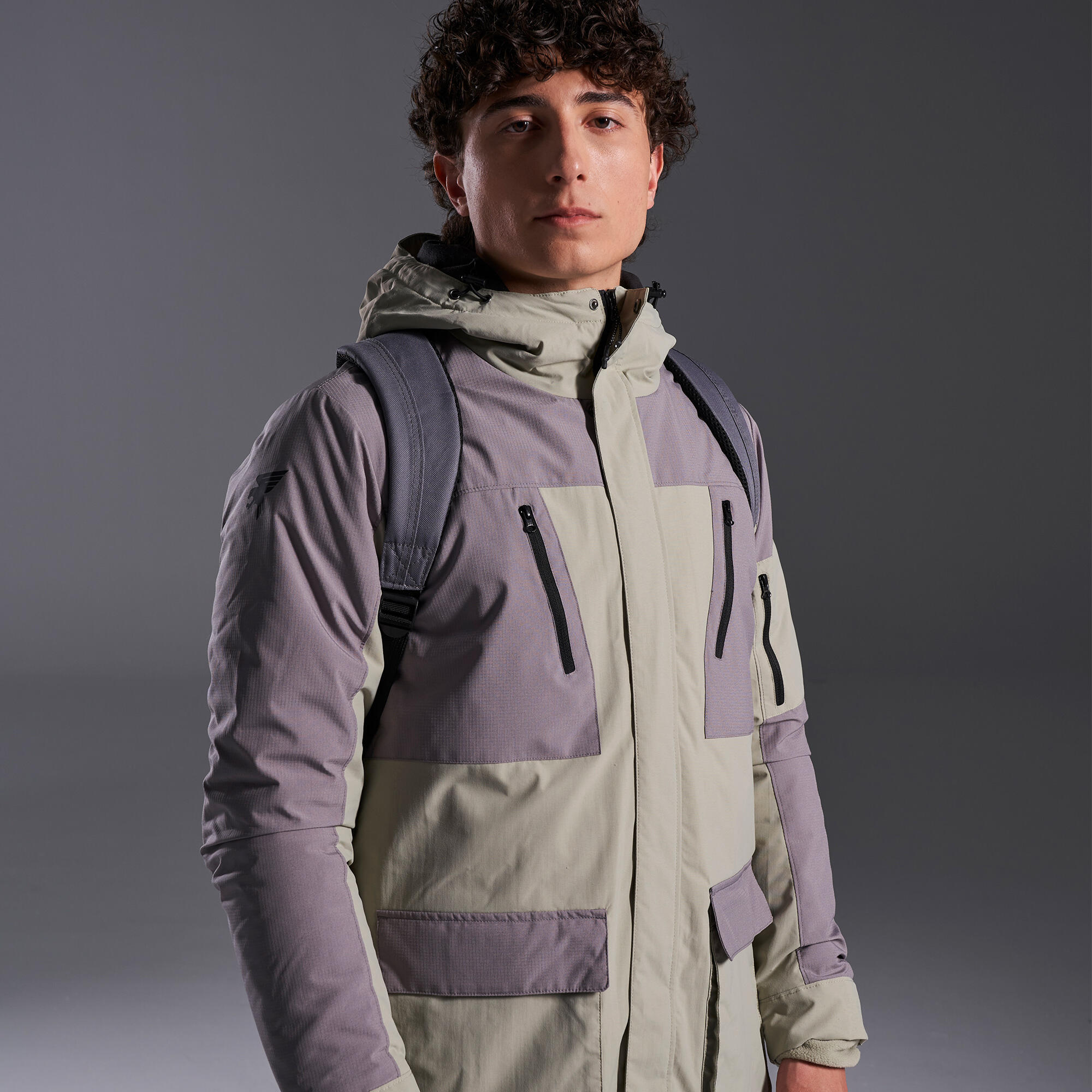 Anorak Outdoor Homem Joma Mystic Bege 3/5