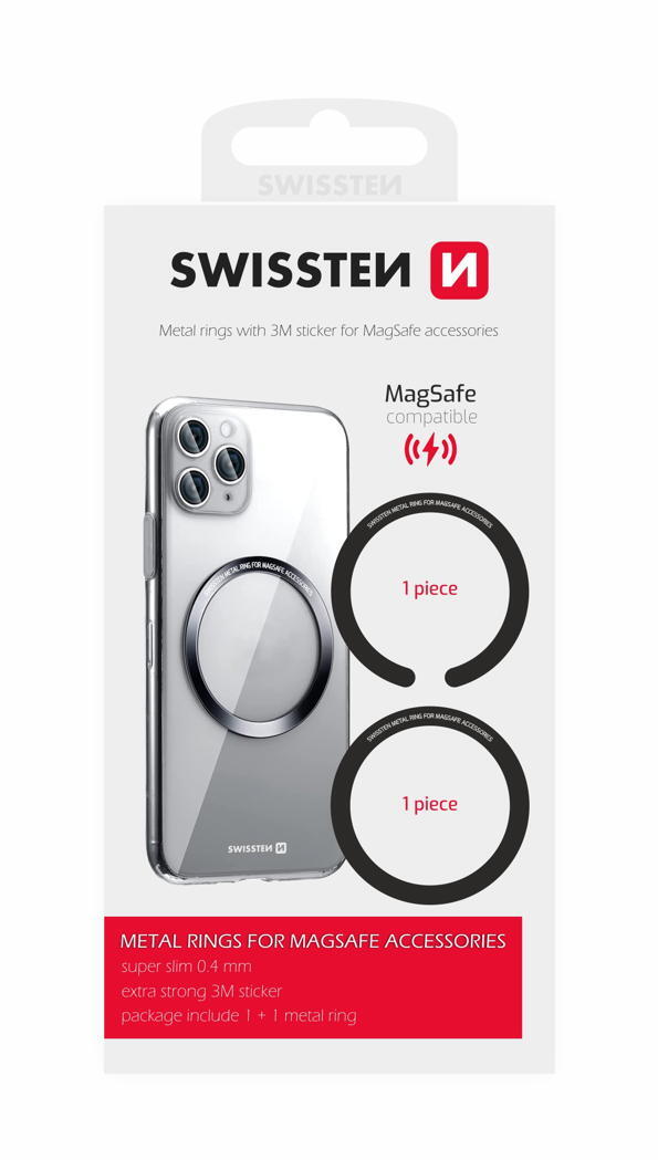 Adapatdor Swissten MagSafe Metal Rings 3/6