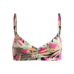 Haut de bikini Athletic Tri PRINTED BEACH CLASSICS Noir Femme