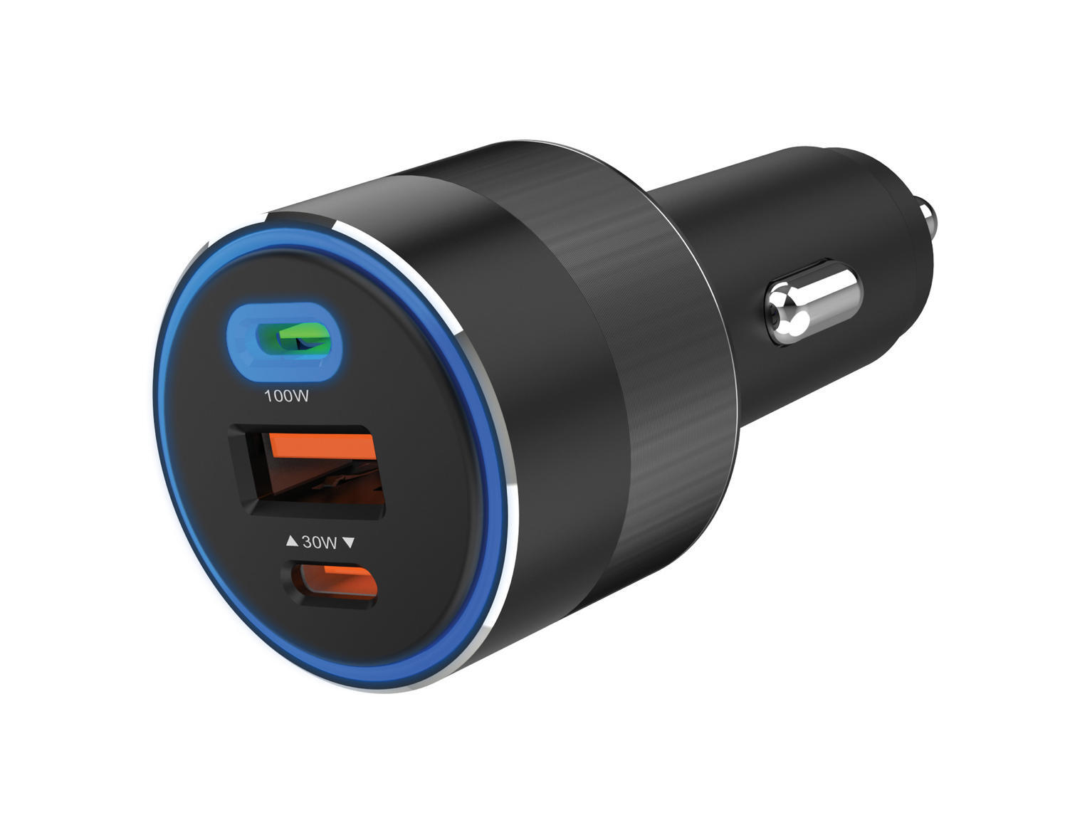 Carregador Sandberg Car Charger 3in1 130W USB-C PD 3/4