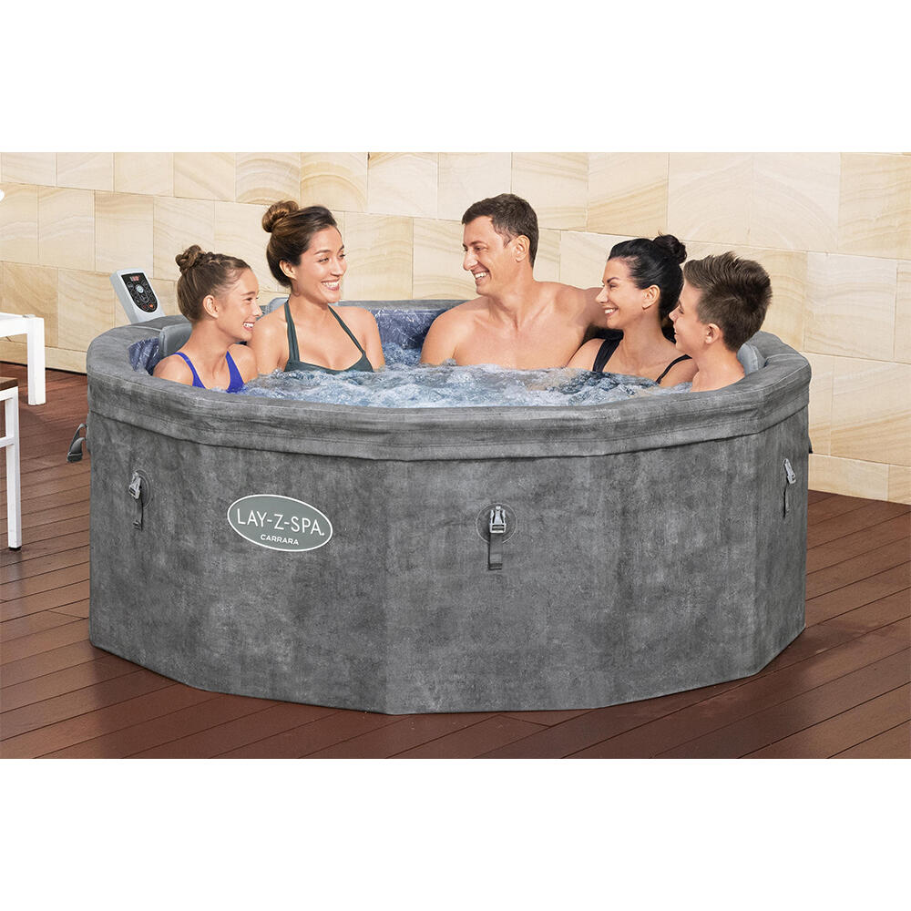 Lay-Z-Spa Spa gonflable Carrara Smart Ai rJet Efficacité énergétique avec APP 3/7