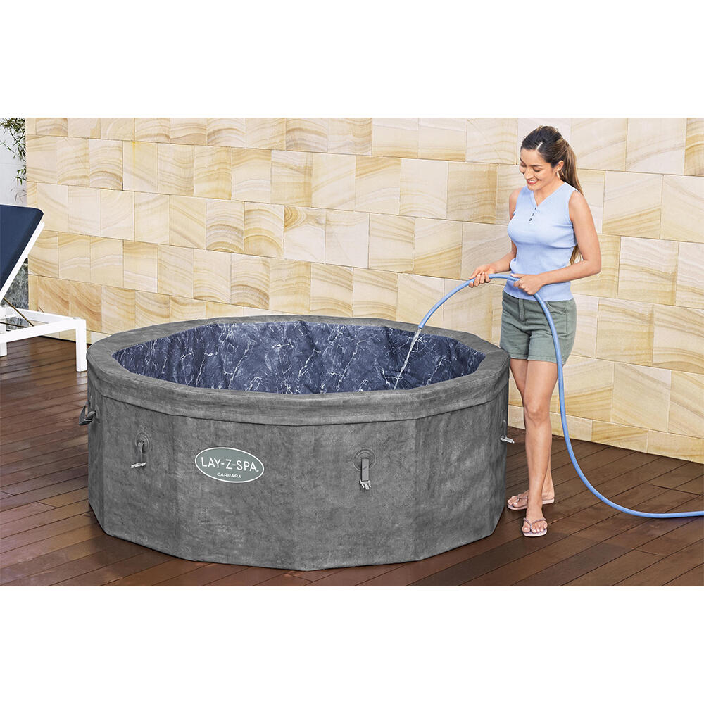 Lay-Z-Spa Spa gonflable Carrara Smart Ai rJet Efficacité énergétique avec APP 7/7