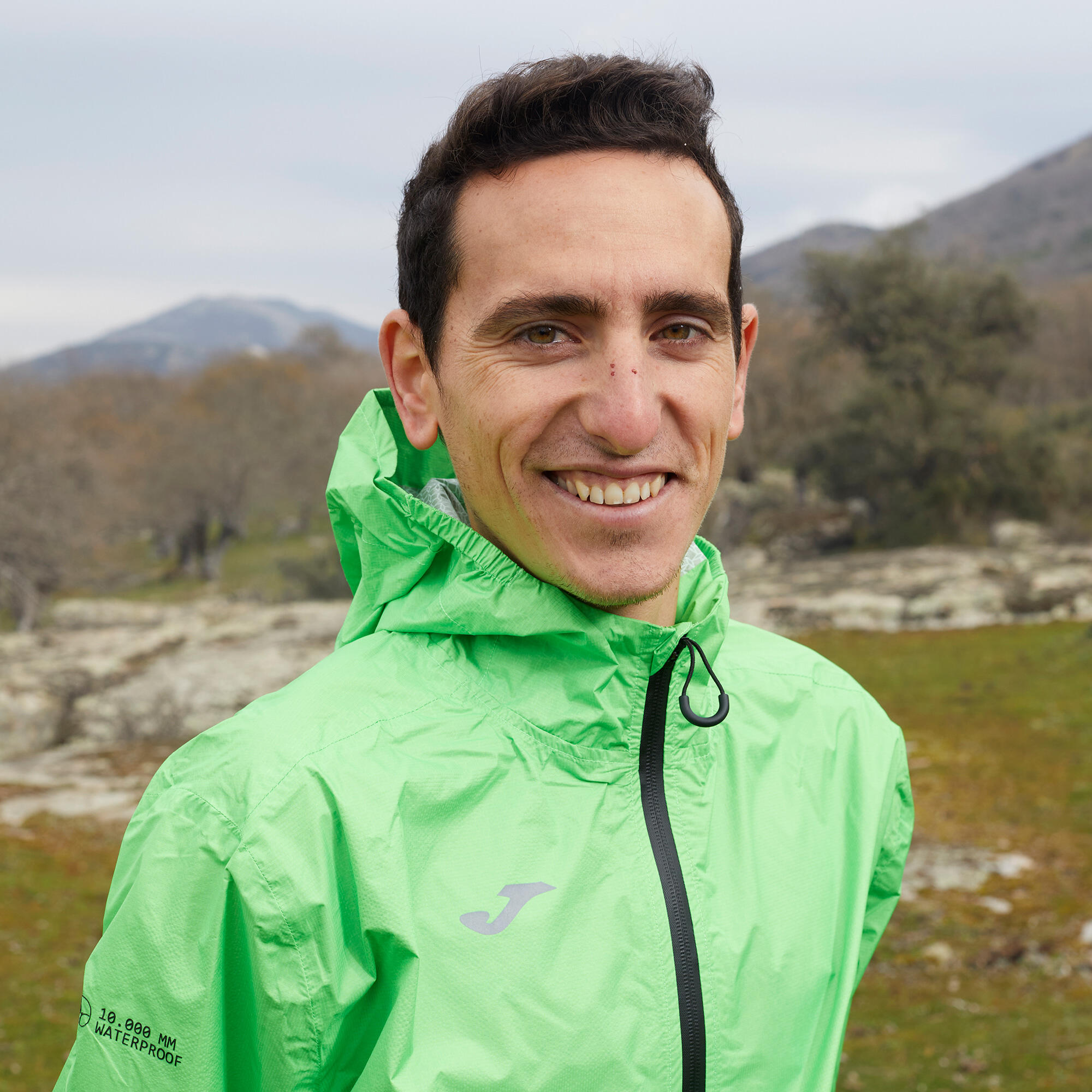 Impermiável Trail Homem Joma R-CITY Verde Fluor 4/5