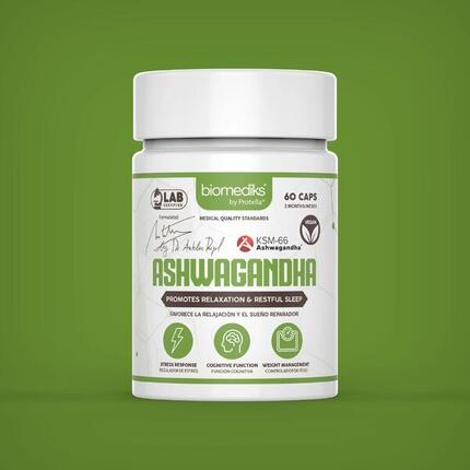 Ashwagandha KSM 66 600 Mg 60 Caps