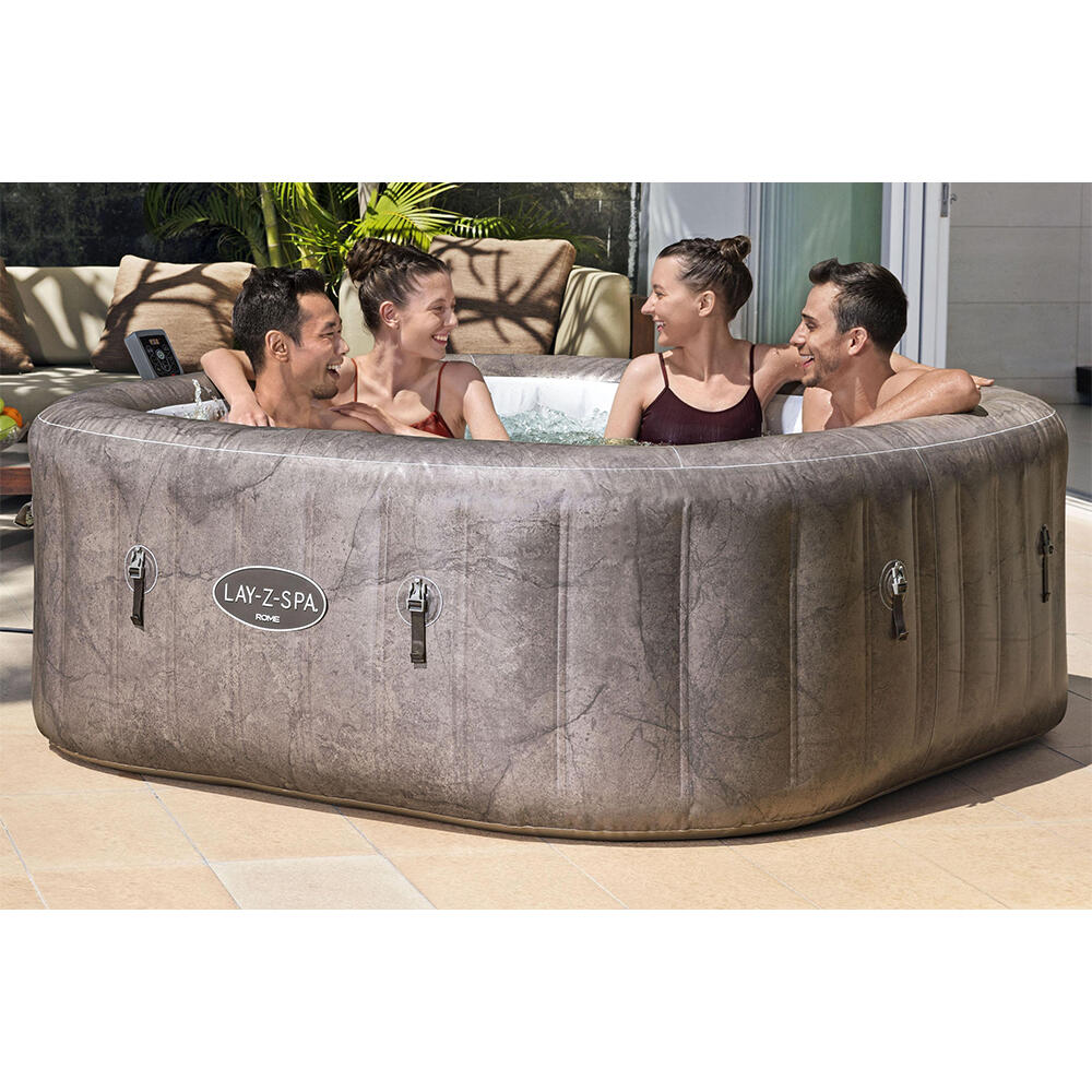 LAY-Z-SPA Energiespar-Whirlpool Rome Air Jet mit App-Steuerung, für 6 Personen 3/7