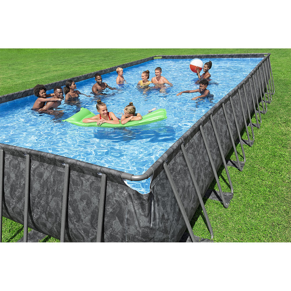 Bestway Kit piscine hors sol rectangulai re APX 365 9,56 x 4,88 x 1,32 m 2/7
