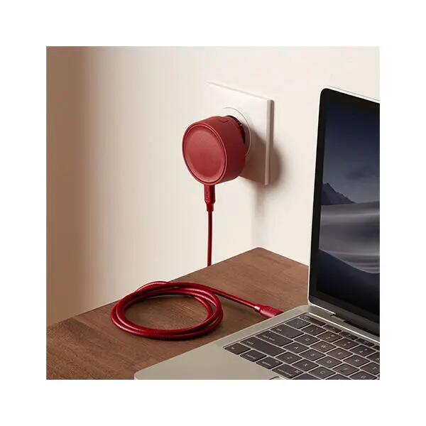 Cabo Lexon metálico USB-C Metali-C vermelho 2/2