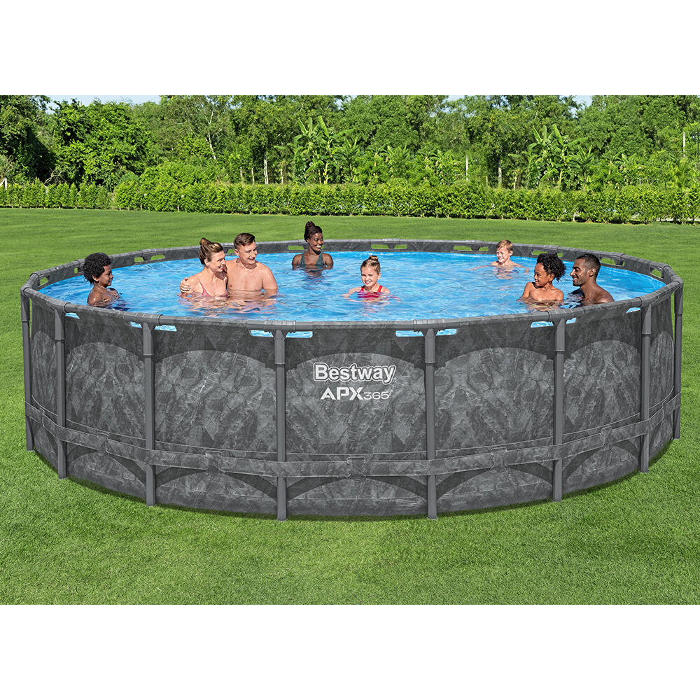 Bestway Kit piscine hors sol ronde APX 3 65 5,49 m x 1,32 m 3/7