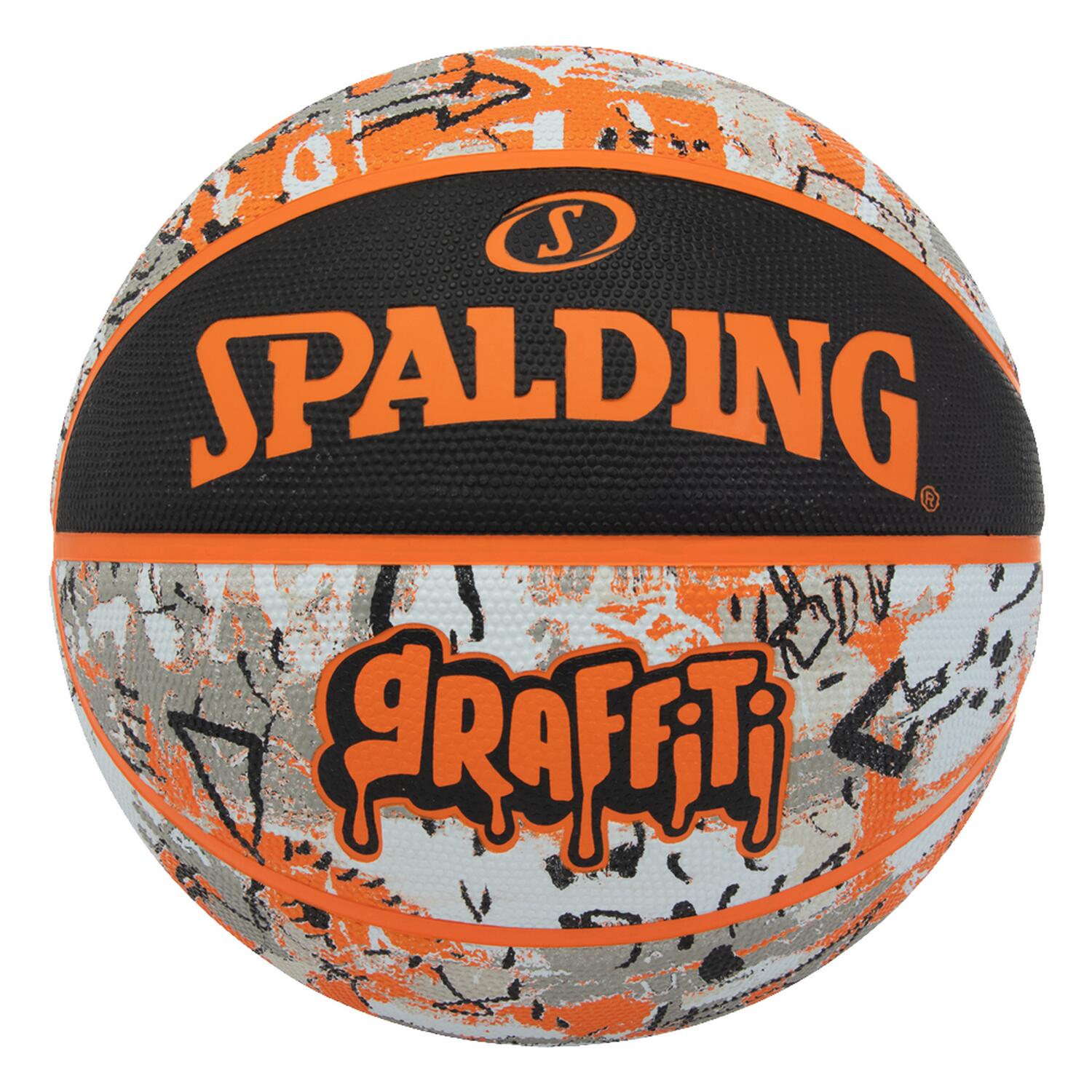 SPALDING Basketbal Outdoor Graffiti Rubber Oranje