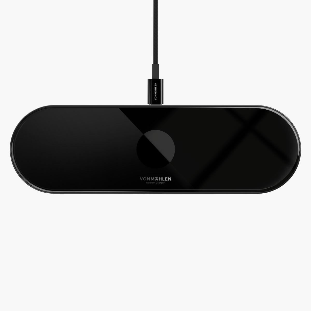 Carregador Vonmaehlen Qi Aura Home preto 1/3