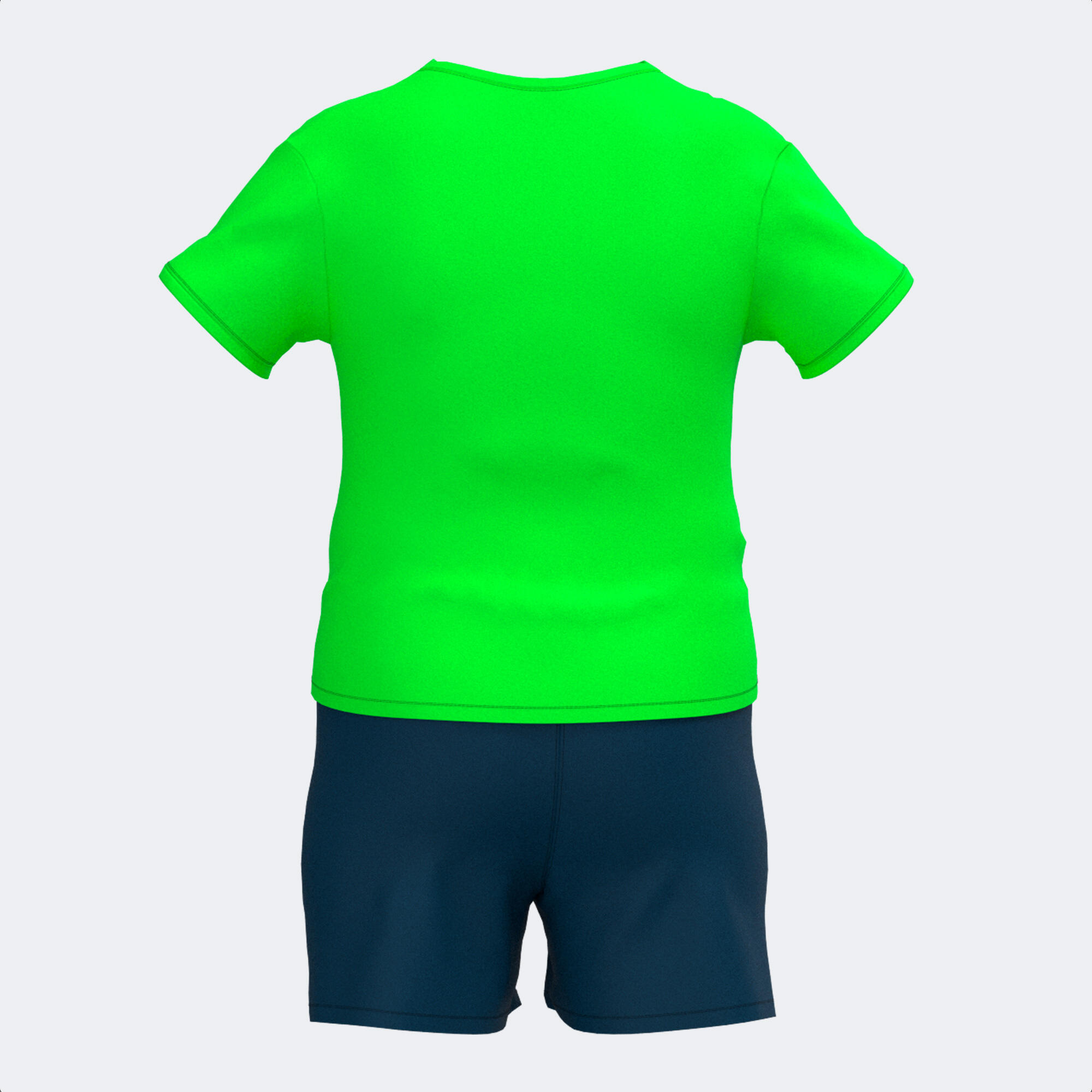 Set Fútbol Hombre Joma Cyclone Verde Flúor 3/4