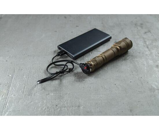 Toeristische Lantaarn, Armytek, Doberman Pro, Magneet USB, Sand (Warm Licht) 2/5