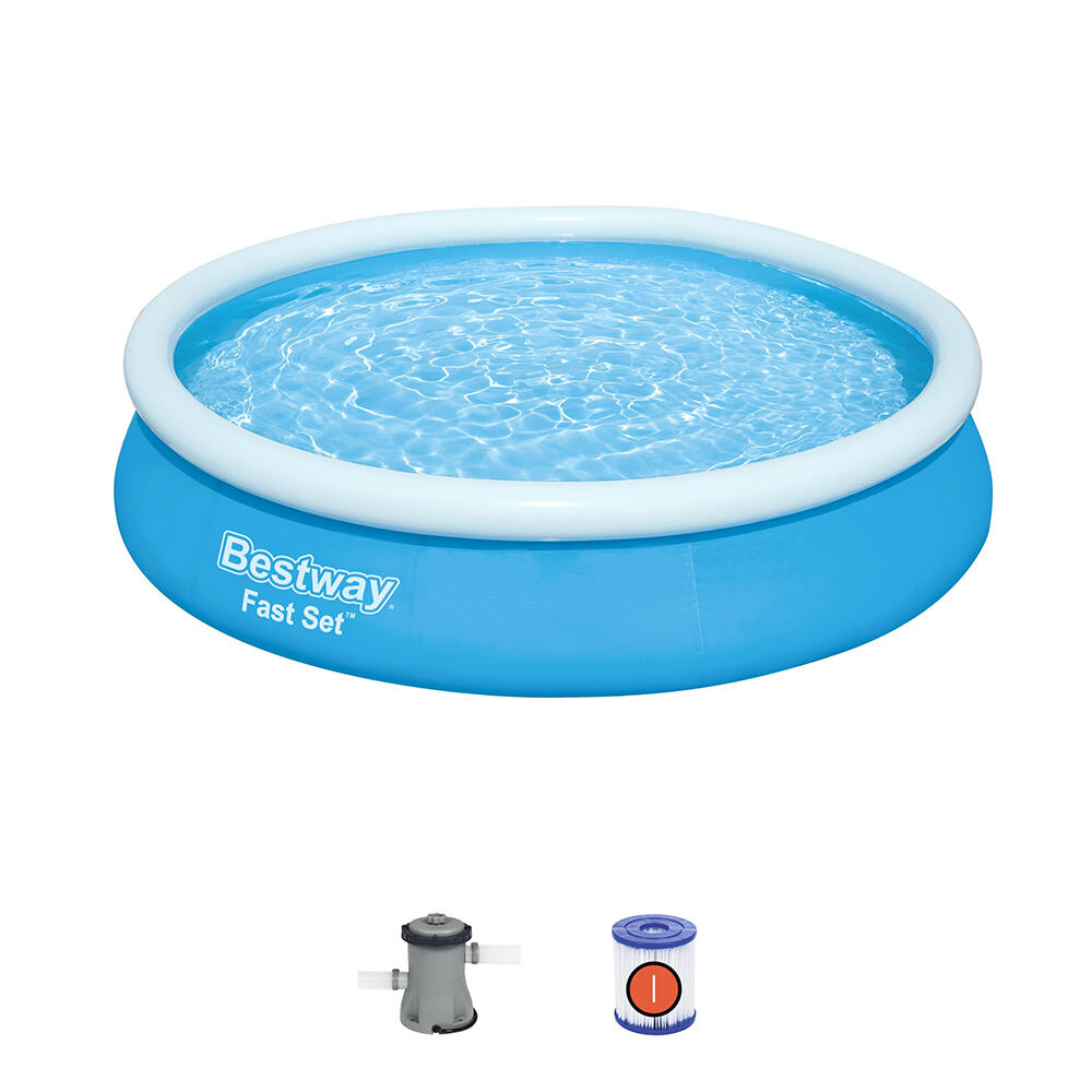 Bestway Fast Set Inflatable Pool Set Ro und 3.66 m x 76 cm 3/7