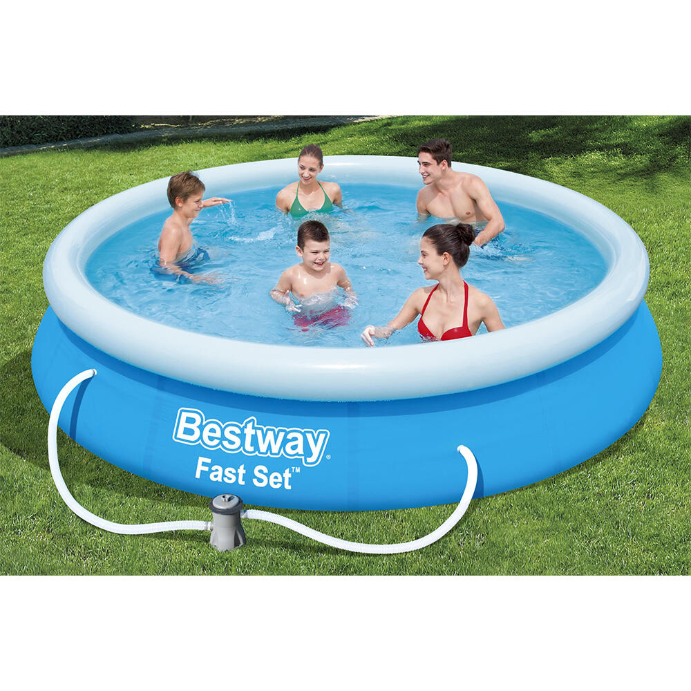Bestway Fast Set Inflatable Pool Set Ro und 3.66 m x 76 cm 2/7