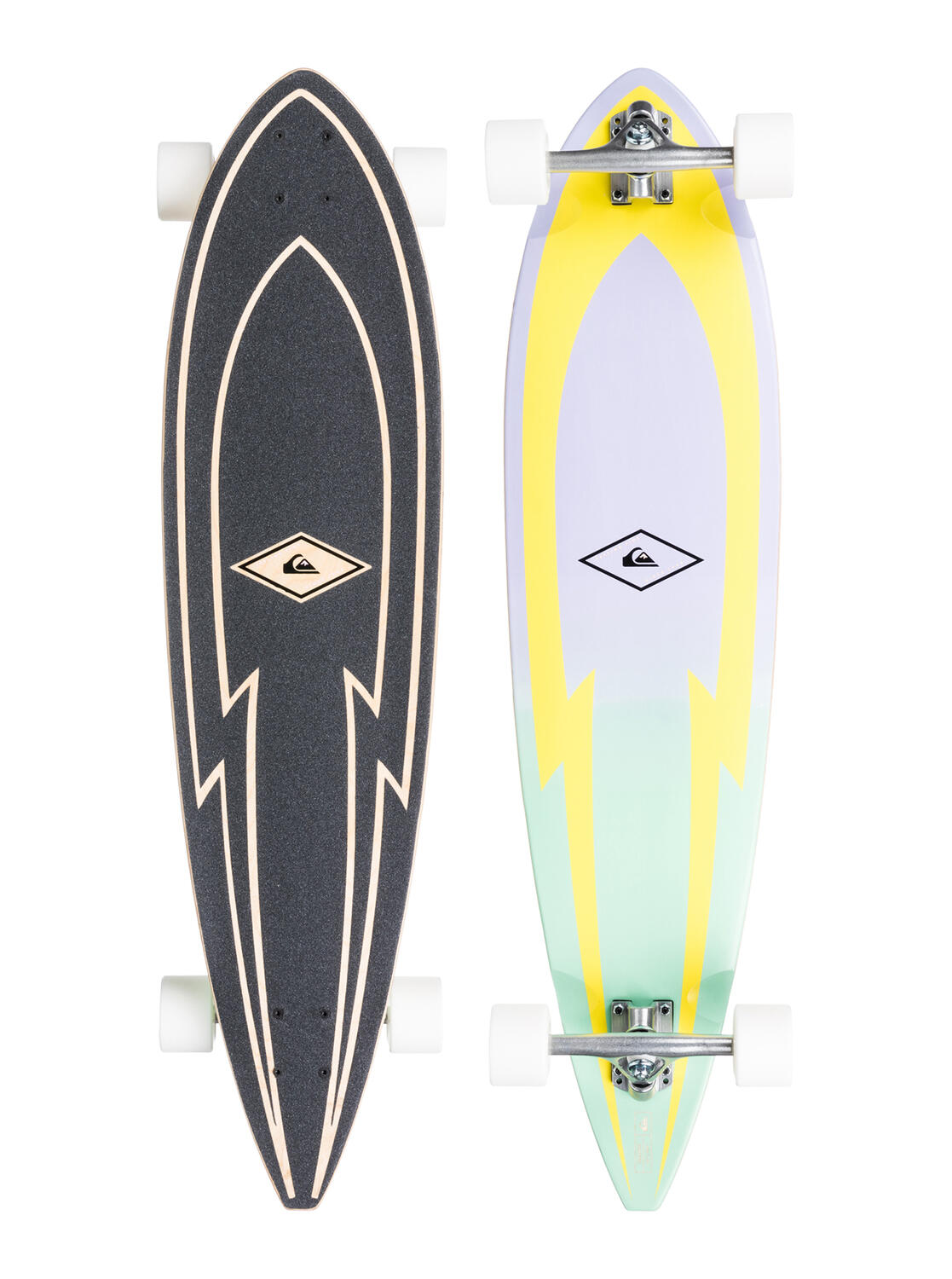 QUIKSILVER Cruiser Skateboard PARADISE Grau Unisex