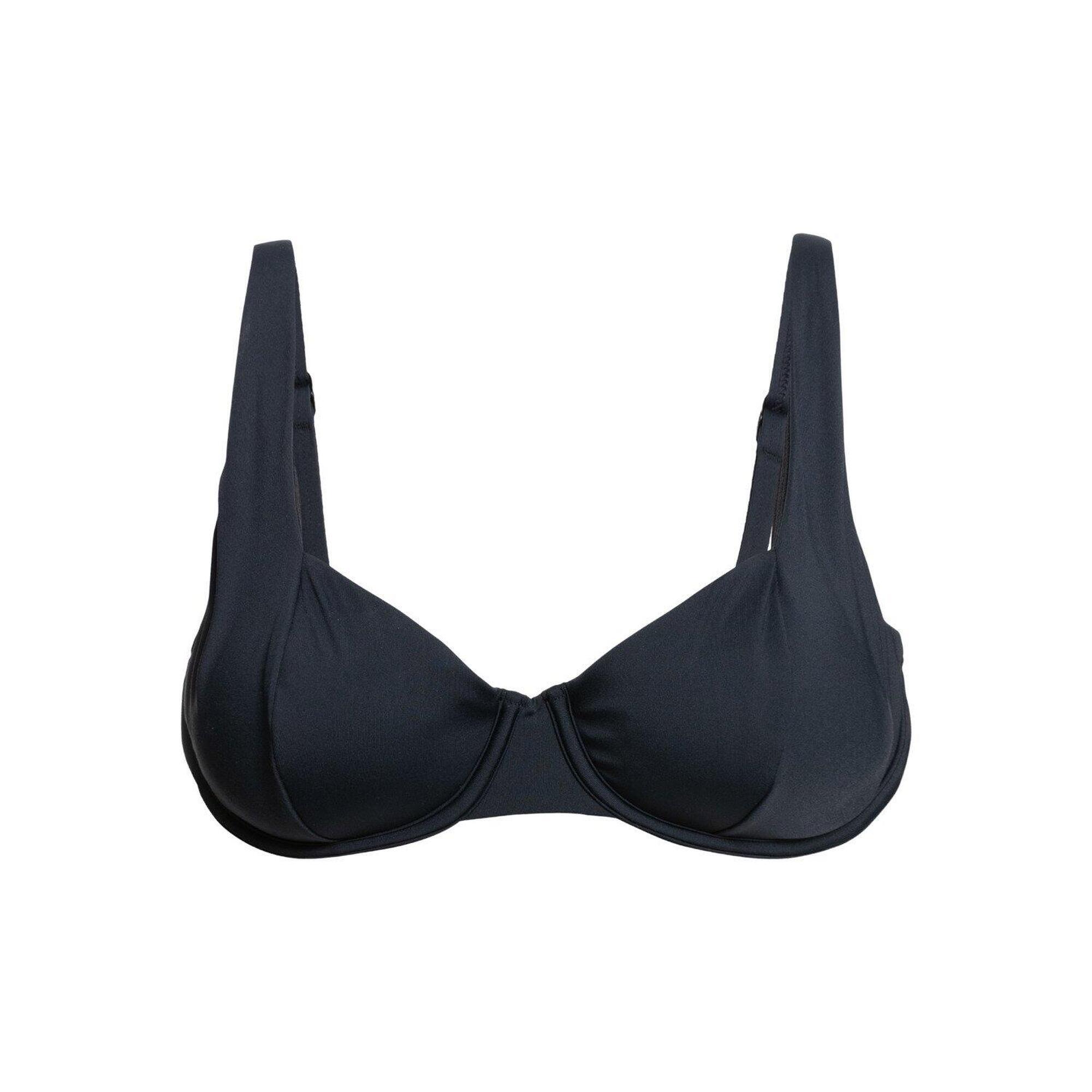 Roxy - Haut De Bikini À Armatures Bonnet D Beach Classics Noir Femme - Maillot De Bain 2 Pièces (bikini) - Gris - 44 L - Decathlon