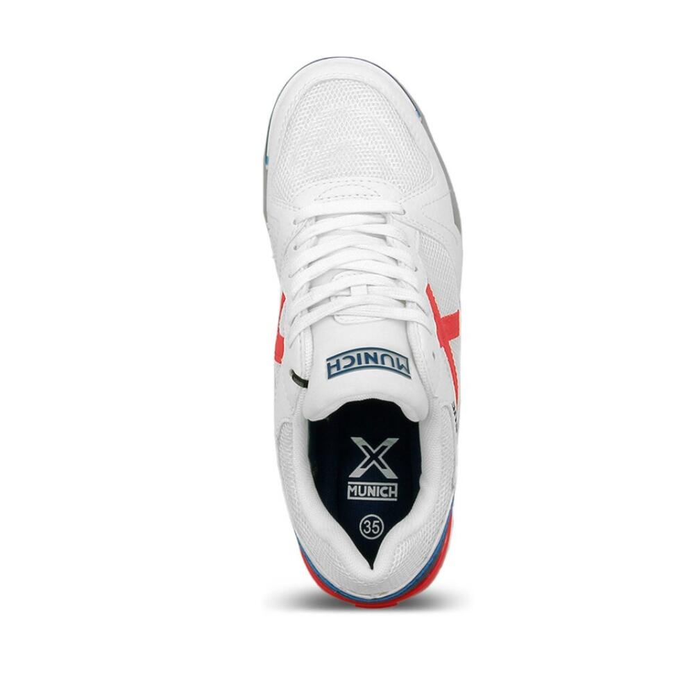 MUNICH ONE KID 71 1431071. Chuteiras de futebol de salão para juniores. Branco 3/5