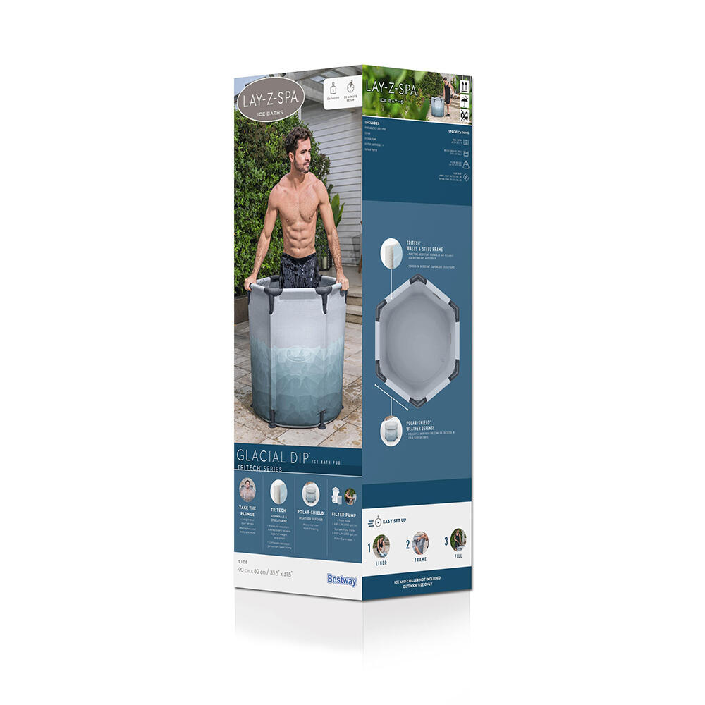 LAY-Z-SPA Eisbad Glacial Dip für 1 Perso n 5/7