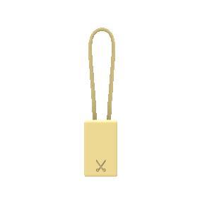 Cabo philo keychain lightning cable 20cm dourado