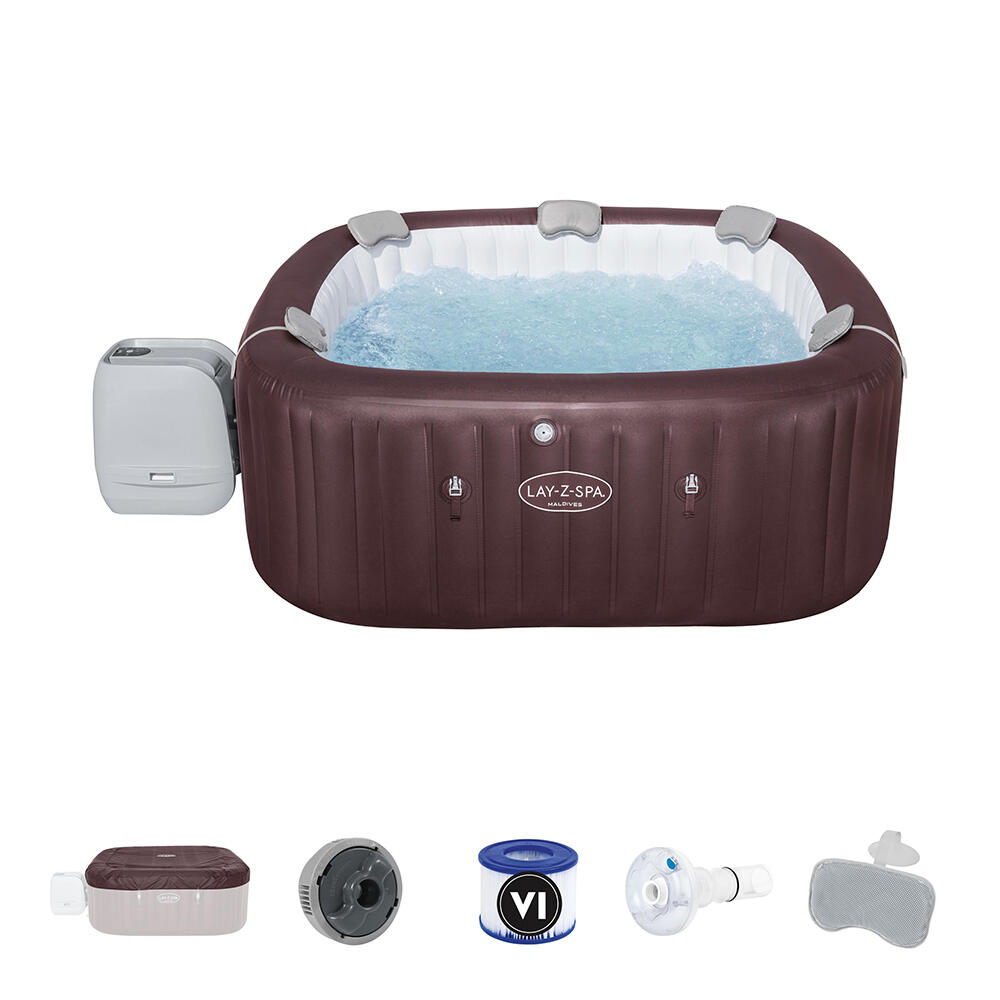 LAY-Z-SPA Energiespar-Whirlpool Maldives  HydroJet Pro mit App-Steuerung 4/7