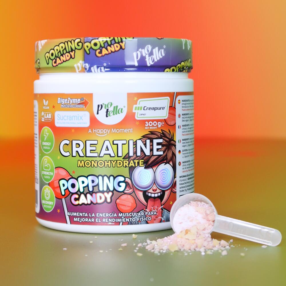 Creatina Creapure Popping Candy 300g Protella 5/6