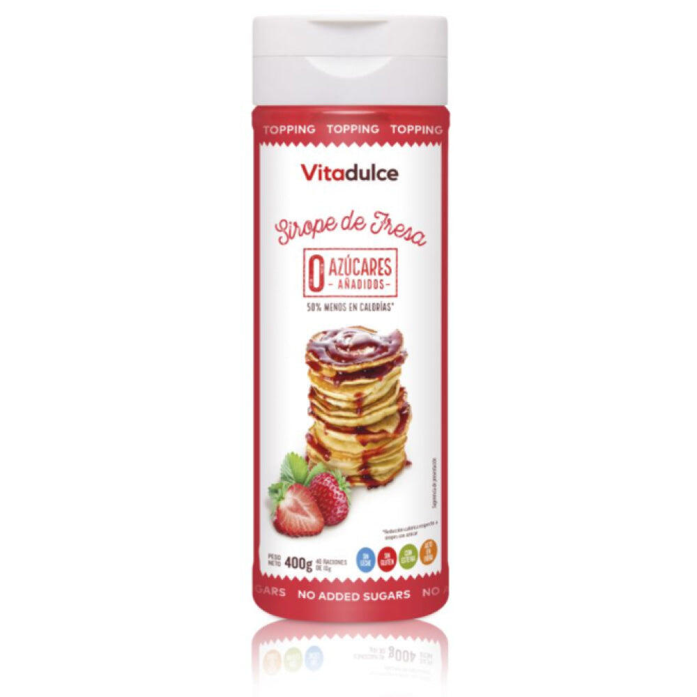 Sirope Vitadulce 400 Ml Fresa 1/1