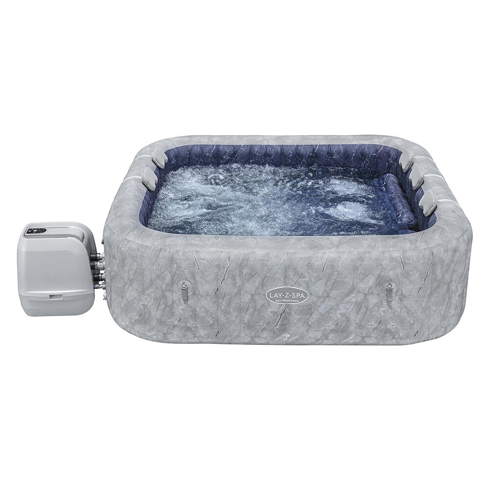 BESTWAY Spa Lay-Z-Spa San Francisco MaxHold HydroJet 230×230 cm Wi‑Fi