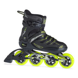 Roller Fila ghibli 90 noir/lime T40