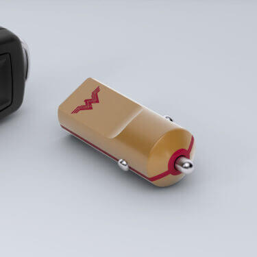 Carregador Tribe Buddy Car Charger 2.4A DC Comics wonder woman 2/3